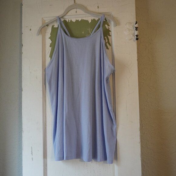 Athleta XL Spaghetti Strap Tank Pleated back - Picture 1 of 7